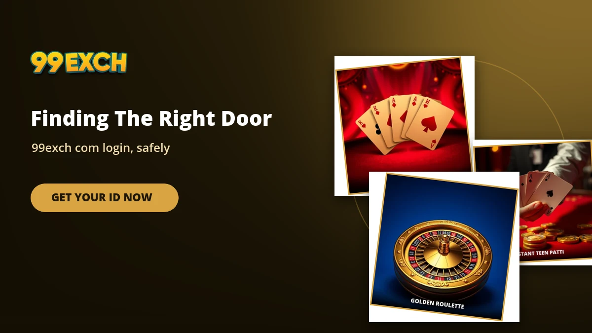 99exch com login doors banner with dus ka dum and golden roulette tiles
