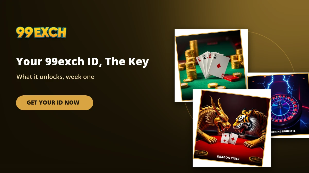 99exch ID your key banner with teen patti and dragon tiger tiles
